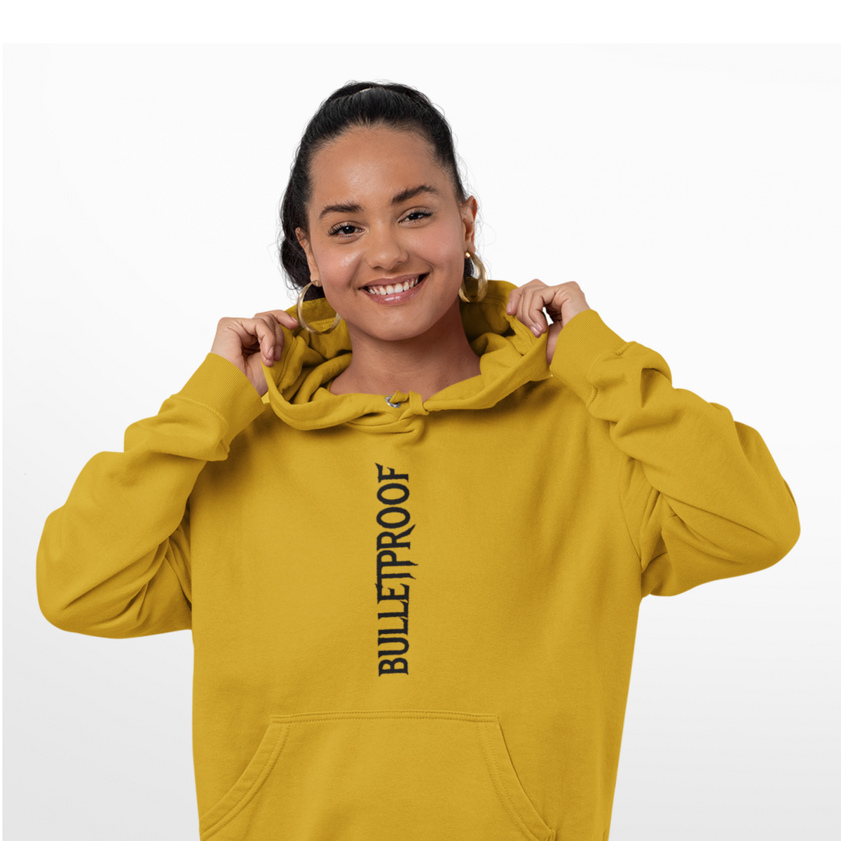 Bulletproof BTS hoodie, design detail