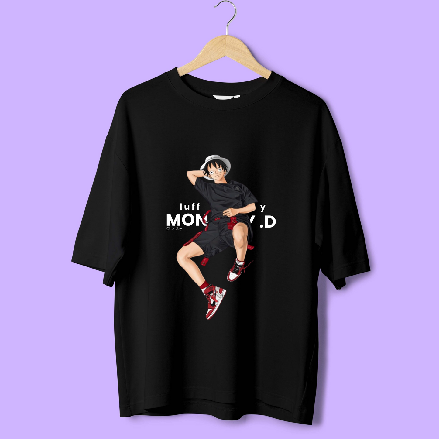 MONKEY D-LUFFY SLEEPING/ ONEPIECE OVERSIZED T-SHIRTS