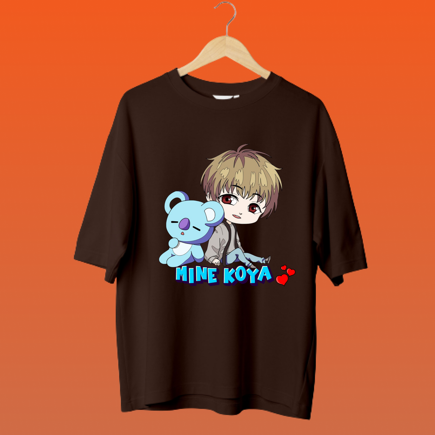 MINE KOYA / BT21 Oversized Tshirts