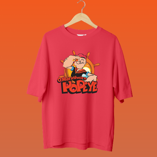 POPEYE LOGO / POPEYE THE SAILOR MAN OVERSIZED T-SHIRTS