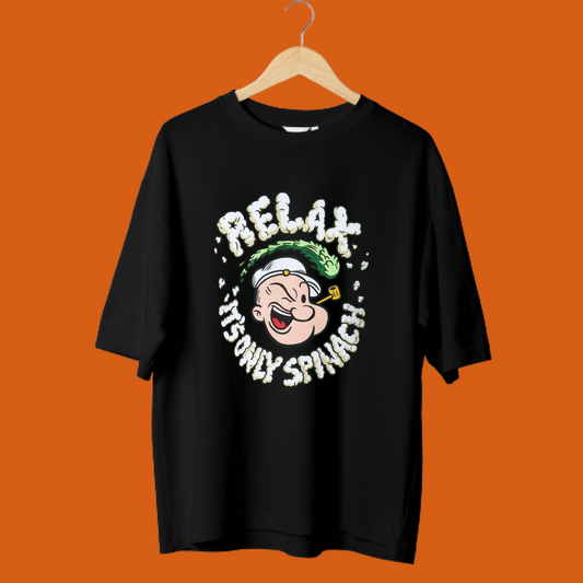 POP EYE THE SAILOR MAN RELAX TEE PURPLE LOVE