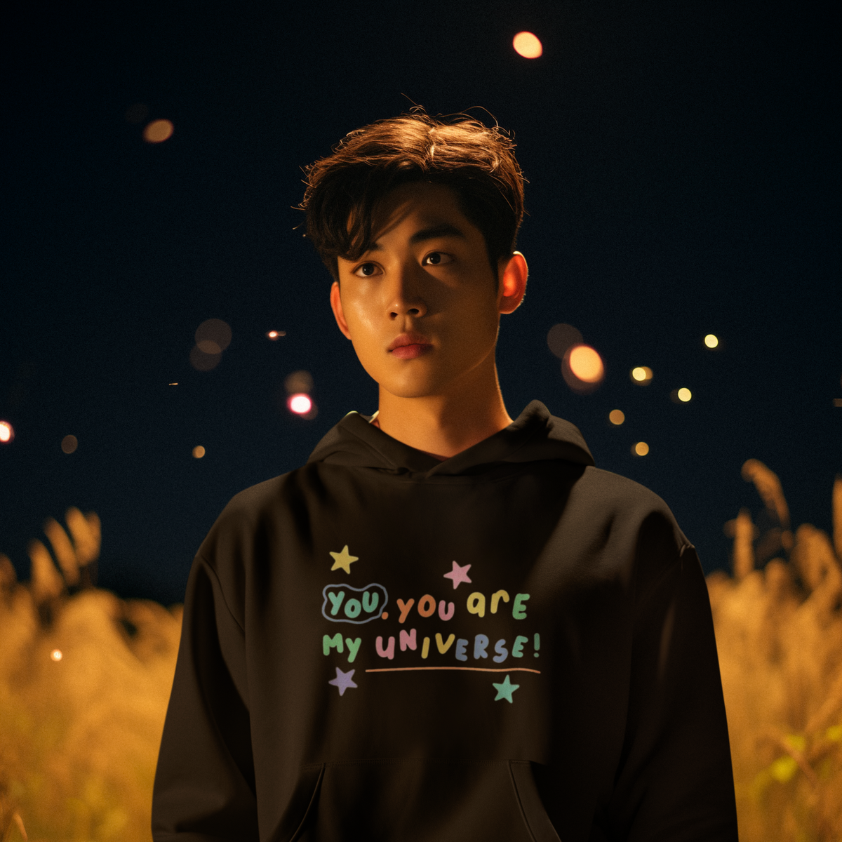 You Are My Universe BTS hoodie in black