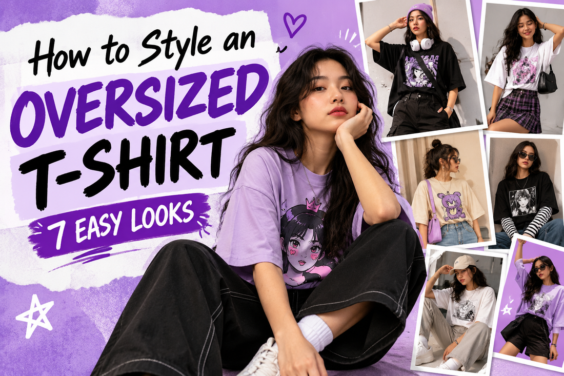 How to Style an Oversized T-Shirt: 7 Easy Looks