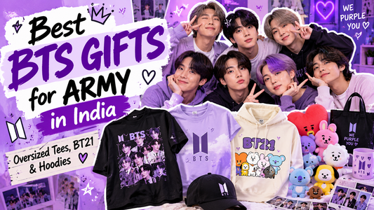 Best BTS Gifts for ARMY in India: Oversized Tees, BT21 & Hoodies