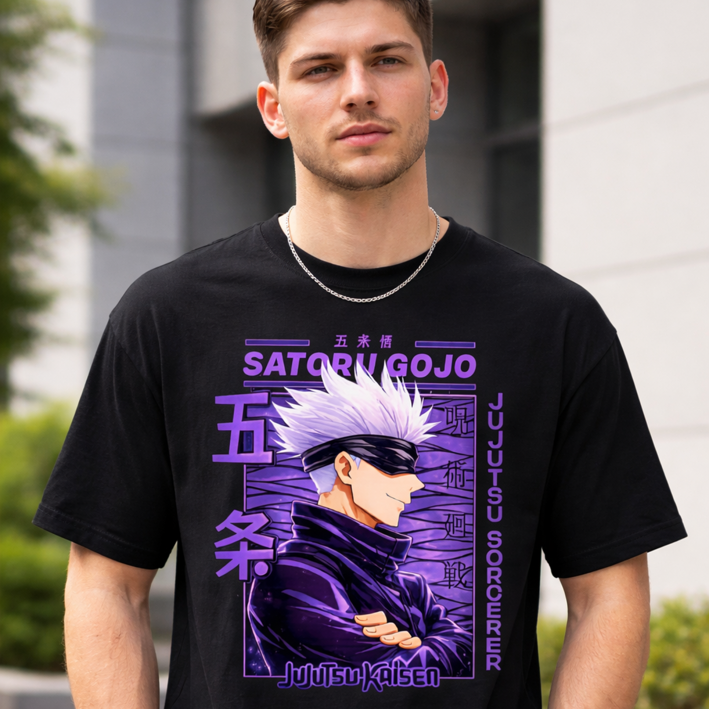 SATORU GOJO ANIME / JUJUTSU KAISEN OVERSIZED TSHIRT