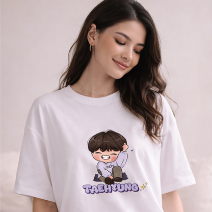 TAEHYUNG / BTS Oversized T-shirts – PURPLELOVE