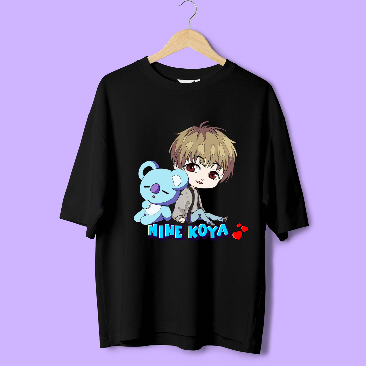 MINE KOYA  / BT21 Oversized Tshirts