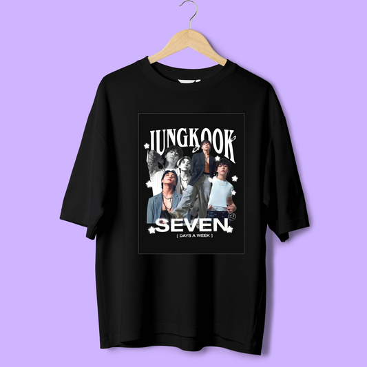 Jungkook Retro Seven: The Ultimate Fan Tee