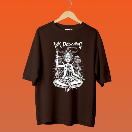 INK POISONING  / RICK AND MORTY OVERSIZED T-SHIRTS