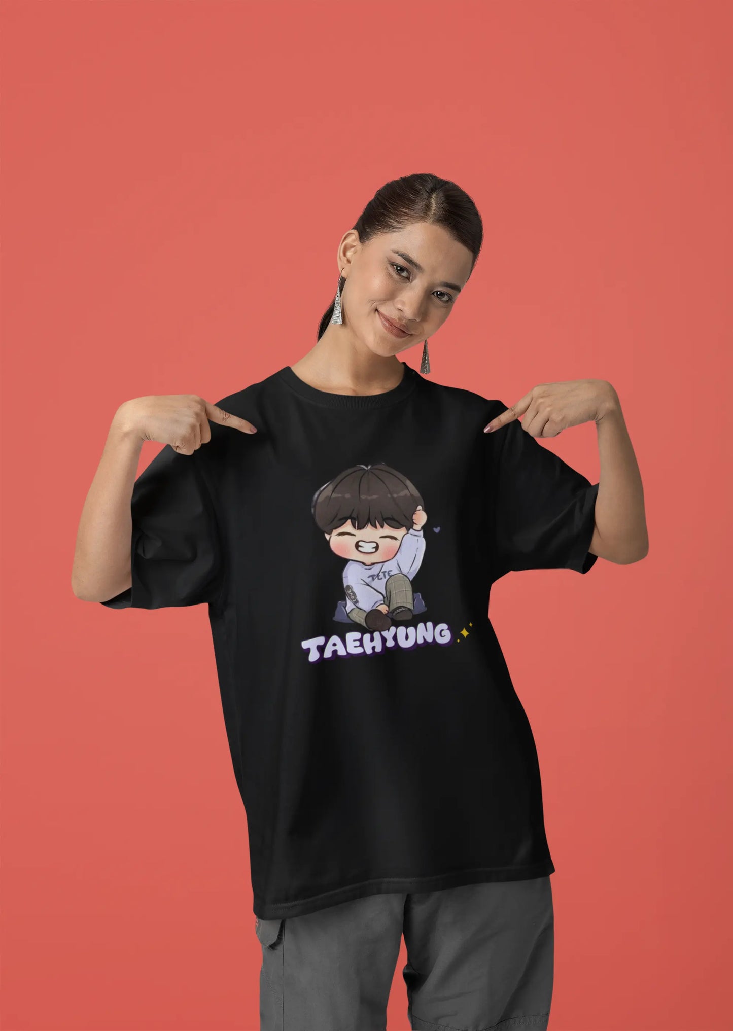 TAEHYUNG / BTS Oversized T-shirts