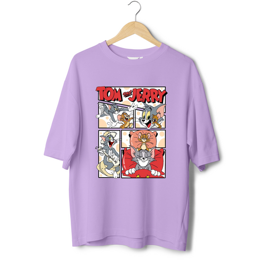 TOM AND JERRY OVERSIZED T-SHIRTS