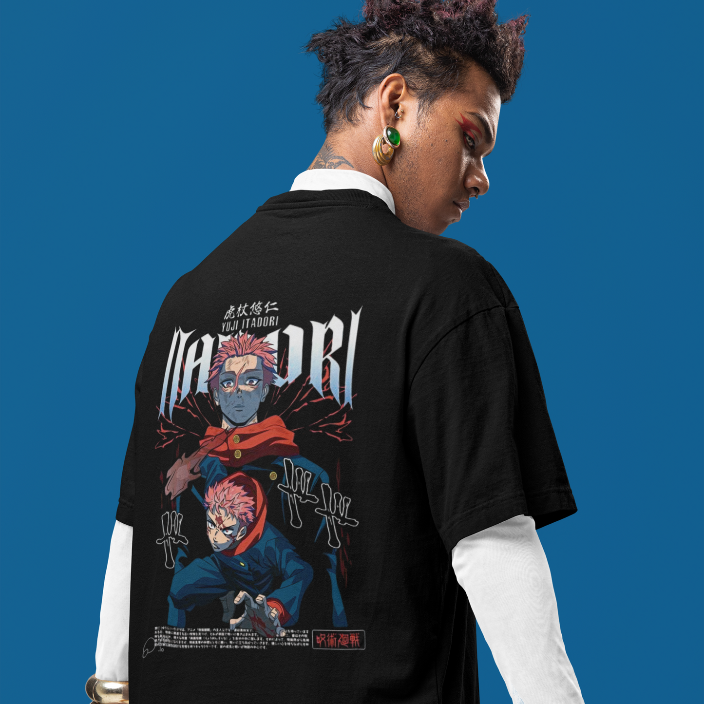 YUJI ITADORI  / JUJUTSU KAISEN OVERSIZED TSHIRT